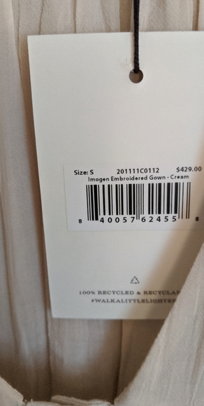 BNWT Spell & The Gypsy Imogen Embroidered Gown, sm - Picture 6 of 7
